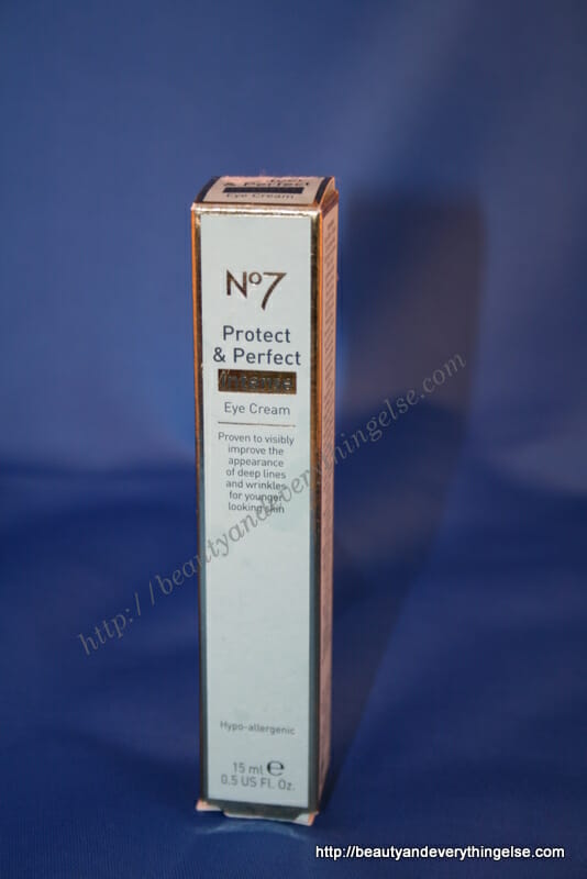  No7 protect and perfect intense eye cream