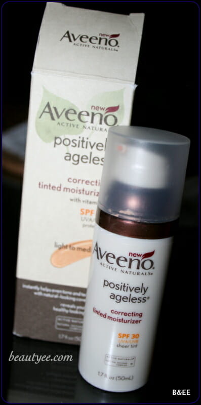 Review: Aveeno Positively Ageless Correcting Tinted Moisturizer 