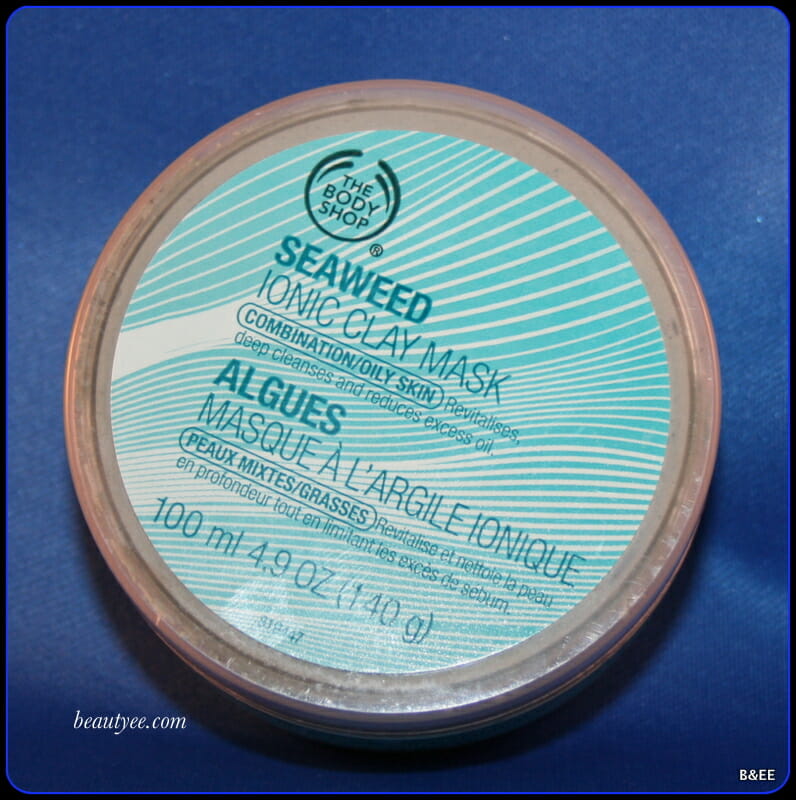 The body shop seaweed Ionic clay mask: