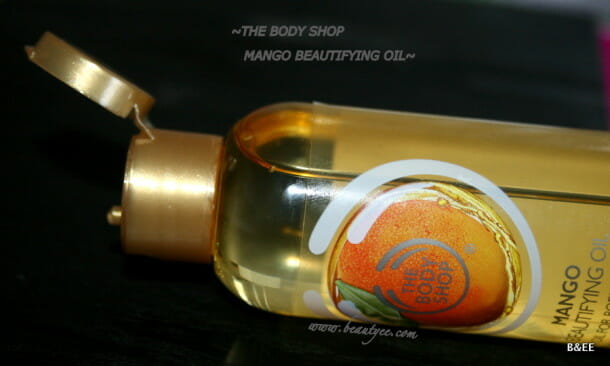 The Body Shop Mango Beautifying Oil review.The Body Shop Mango Beautifying Oil review.