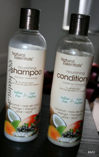 Natural Essentials nourishing Shampoo & Conditioner. 