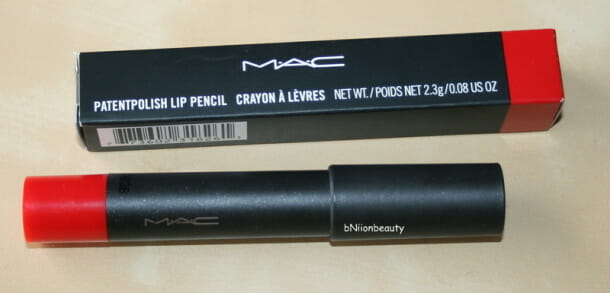 MAC PatentPolish Lip Pencil Berry Bold Review